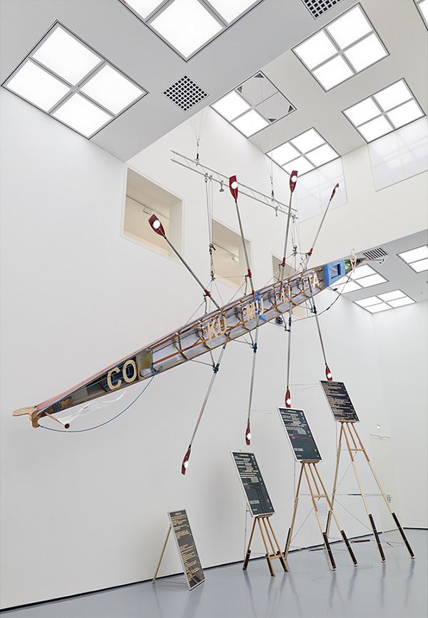 Johannes Lenhart: Erweiterte Hoffnung, Installation, verschiedene Materialien, 900 x 1180 cm, 2012 - 2016